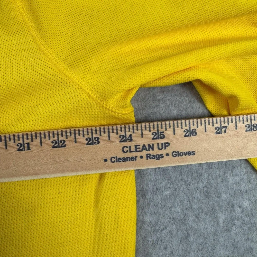 Banana Republic Hoodie Mens XL Yellow Core Temp Lightweight Pullover Jersey NEW
